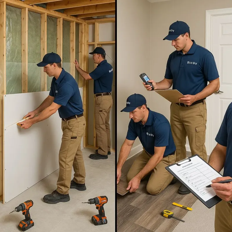 Repairs and Reconstruction process in West Lynchburg, VA
